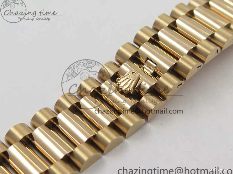 0111 Sophisticated Day-Date 36 RG 128239 Bp Maker Best Edition Silver Dial on RG President Bracelet 3132